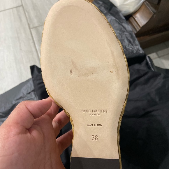 CASSANDRA WEDGE ESPADRILLES IN SMOOTH LEATHER - Picture 7 of 12